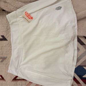 FP Movement by Free People White Athletic Mini Skirt